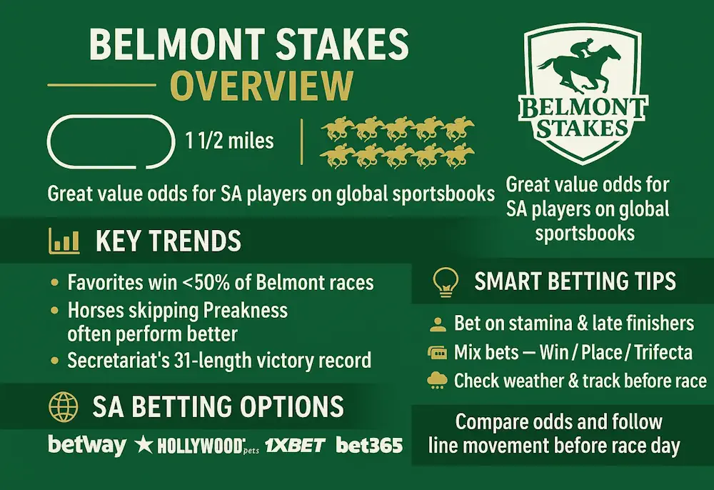 Belmont Stakes Overview Infographic